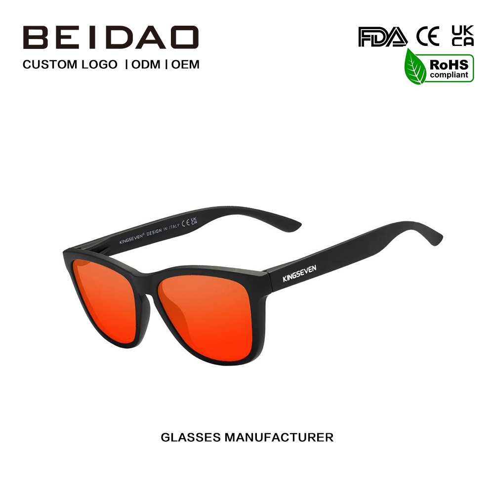 Occhiali da sole polarizzati classici TR90 quadrati