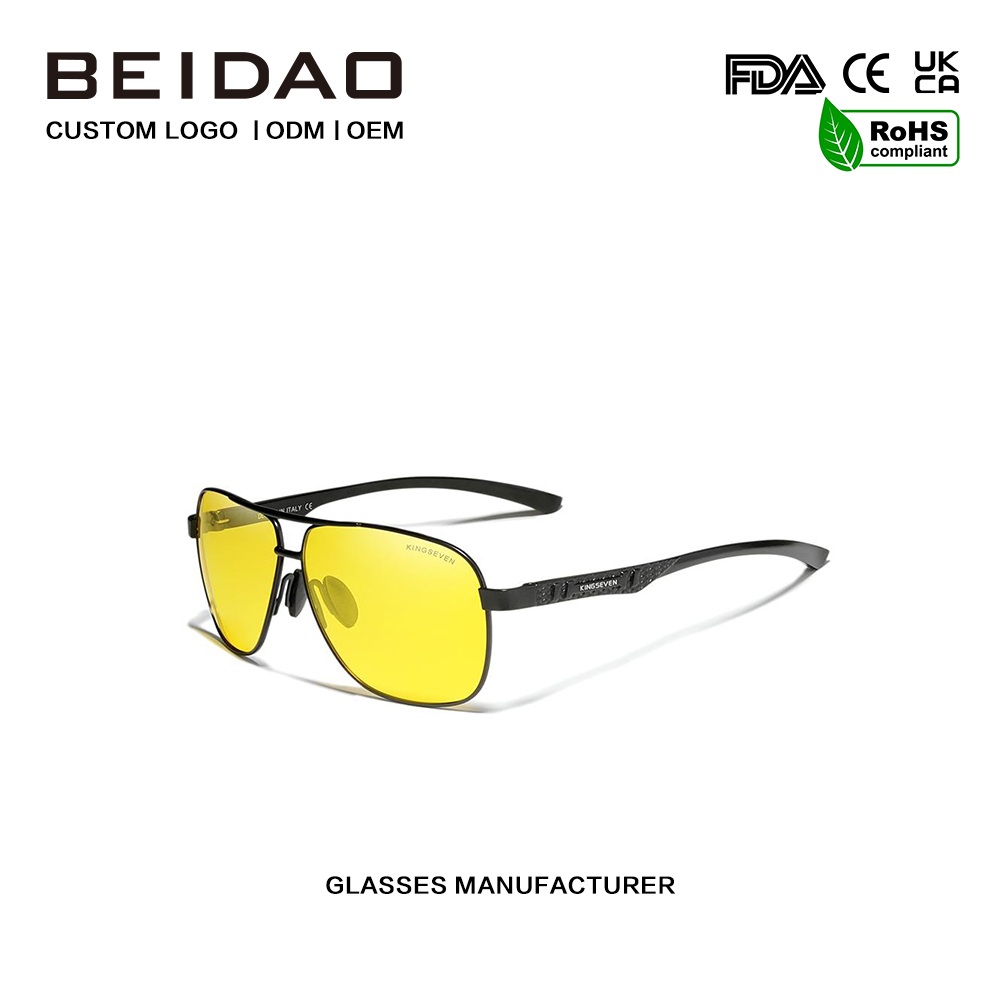 Occhiali da sole polarizzati fatti a mano per visione notturna