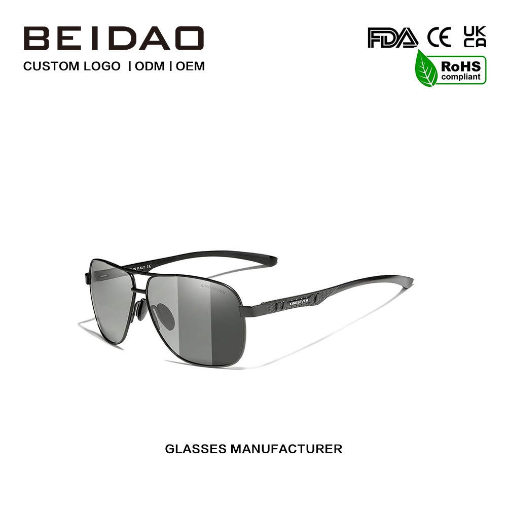 Occhiali da sole polarizzati fotocromatici fatti a mano